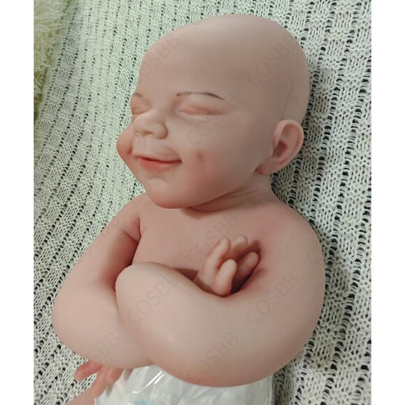 45cm Drink-wet Newborn 6.83lbs Silicone Reborn Baby Dolls Cute Baby Boy Doll - Picture 3 of 16